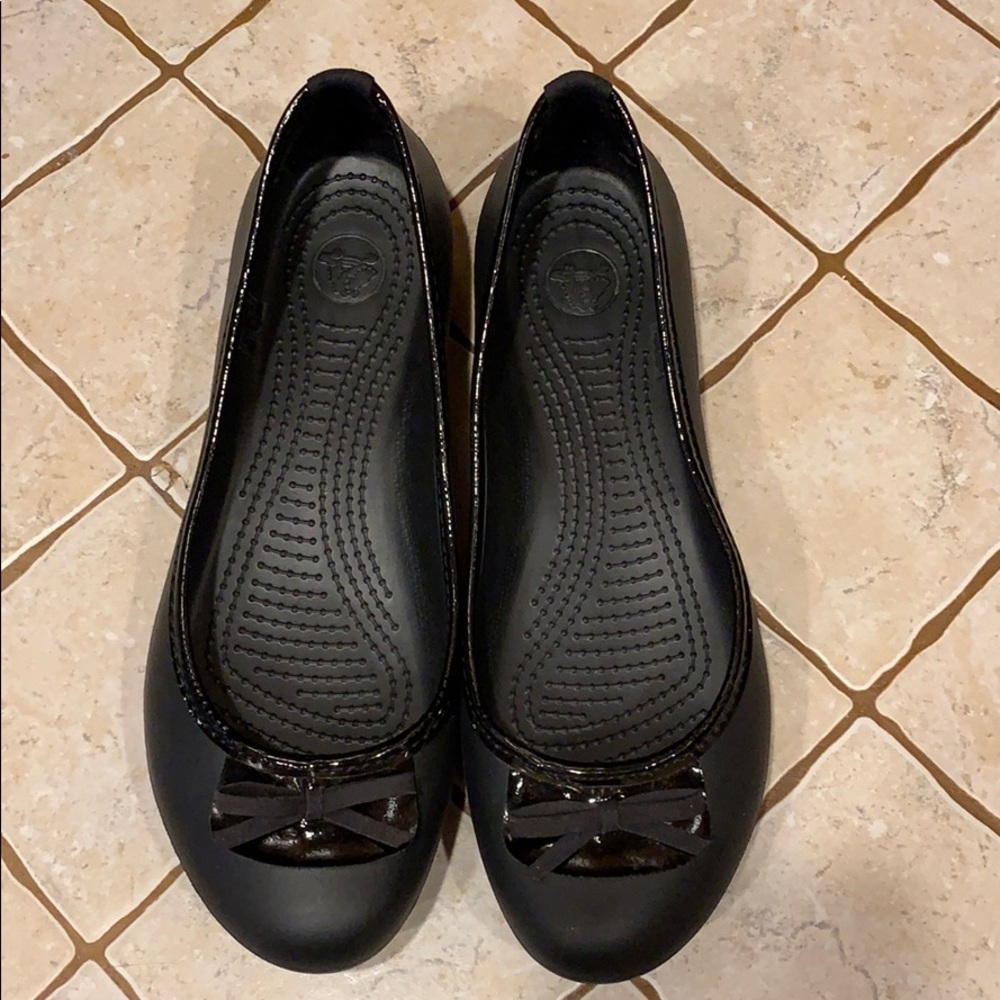 Croc ballet style shoe